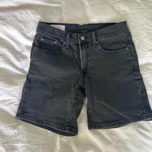 GAP Charcoal High-Rise Denim Shorts